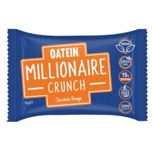 Proteinová tyčinka Millionaire Crunch 12 x 58 g pomeranč v hořké čokoládě - Oatein