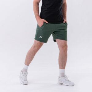 Pánské šortky Relaxed-fit Dark Green XXL - NEBBIA