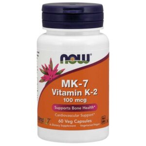 MK-7 Vitamín K-2 100 mcg 60 kaps. - NOW Foods