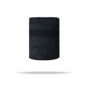 Sportovní ručník z mikrovlákna Medium Black - GymBeam