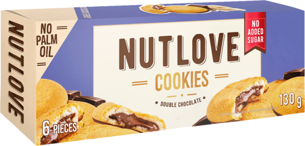 ALLNUTRITION NUTLOVE Cookies 130 g čokoláda-arašídové máslo