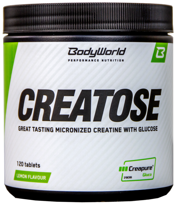 BodyWorld Creatose (Creapure® Gluco) 120 tablet citron