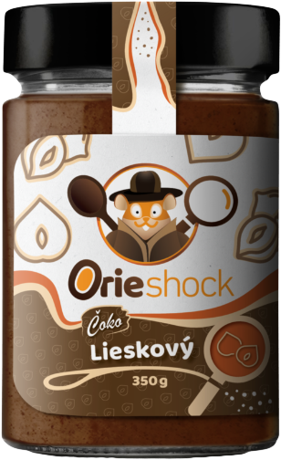 Prom-In Orieshock Čoko Lískový 350 g čokoláda-lískový ořech