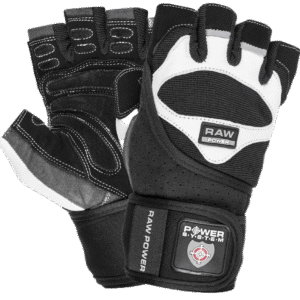 Power System Rukavice s omotávkou Raw Power PS 2850 1 pár - černo-bílé XXL