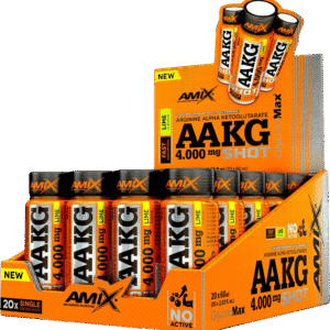 Amix AAKG Shot BOX 20 x 60 ml limetka