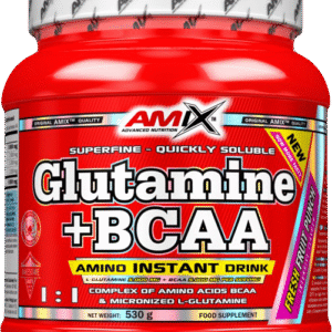 Amix Glutamine + BCAA 530 g čerstvé lesní ovoce