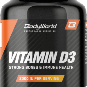 BodyWorld Vitamin D3 2000 IU 200 kapslí