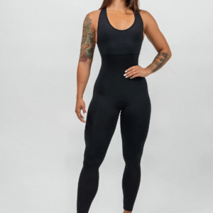 Nebbia Sportovní overal GYM RAT 201 černá XS