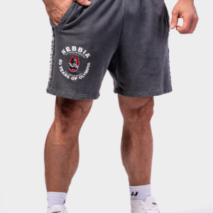 Nebbia Washed teplákové šortky LEGEND 786 černá XL