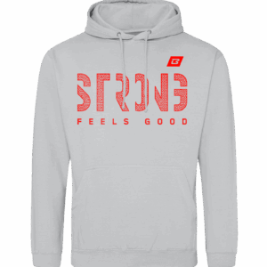 BodyWorld Pánská Mikina STRONG Pattern světle šedá XS