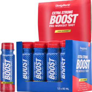 12x BodyWorld Boost Shot 80 ml citron-grep