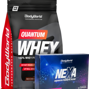 BodyWorld Quantum Whey Protein 2270 g vanilka + Nexa Probiotic 30 kapslí ZDARMA