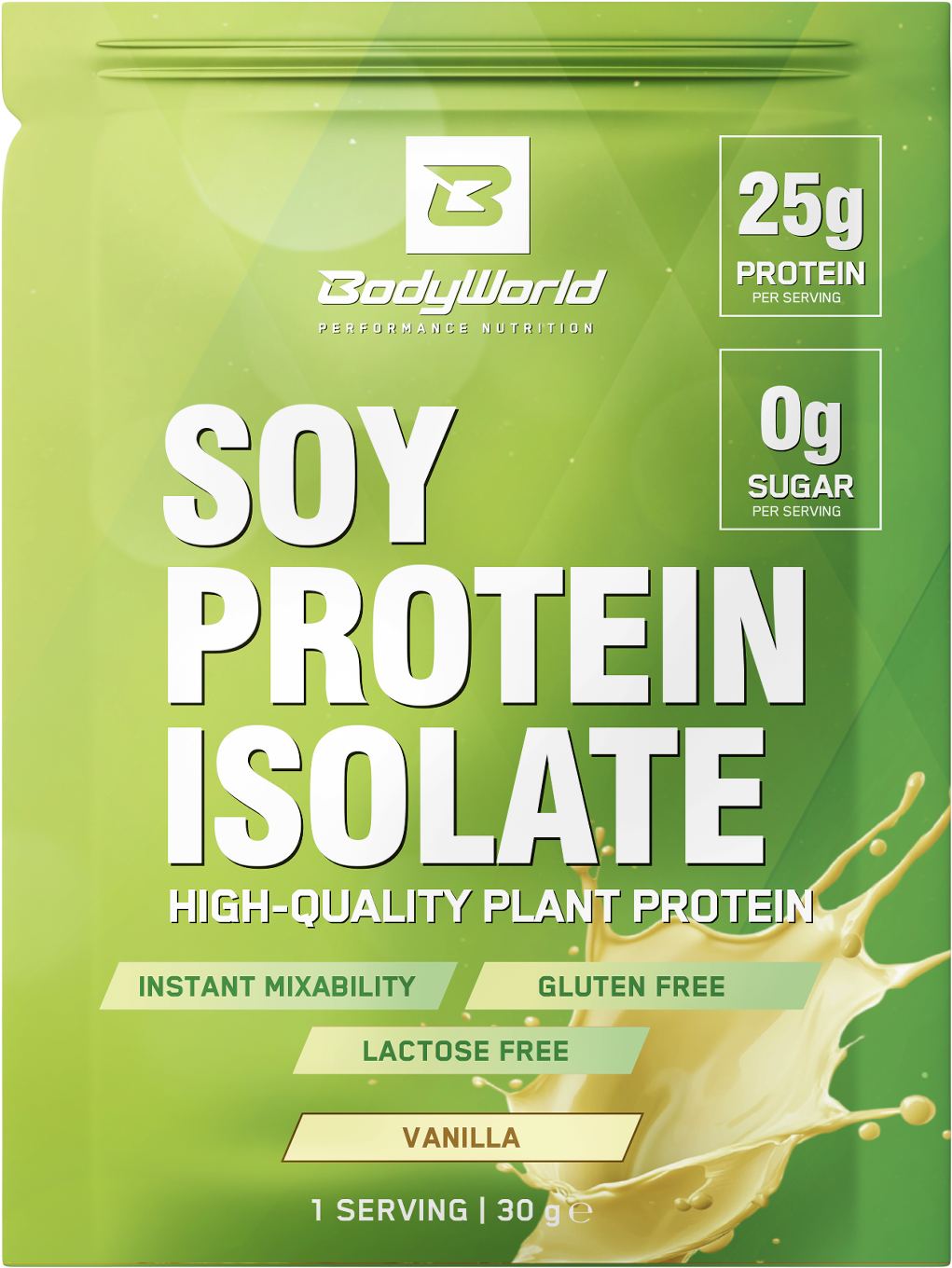 BodyWorld Soy Protein Isolate 30 g vanilka
