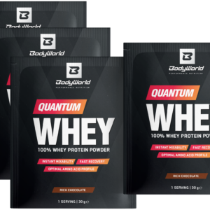 4x BodyWorld Quantum Whey Protein 30 g vanilka
