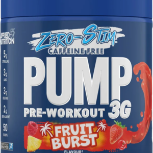 Applied Nutrition Pump 3G Zero Stimulant 375 g ledově modrá malina