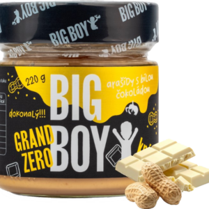 Big Boy Grand Zero s bílou čokoládou 220 g arašídy s bílou čokoládou
