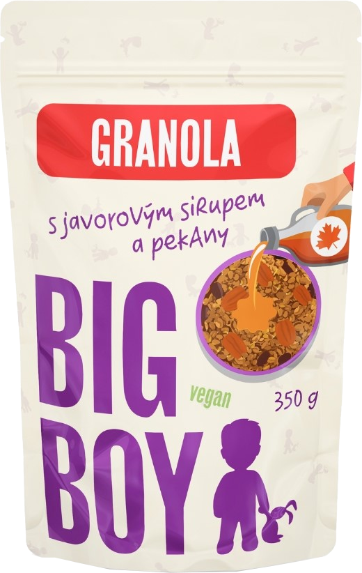 Big Boy Granola s javorovým sirupem 350 g javorový sirup