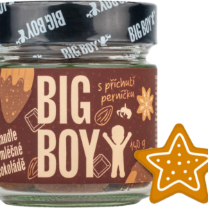 Big Boy Mandle v mléčné čokoládě s perníkovým kořením 140 g mandle v mléčné čokoládě s perníkovým kořením