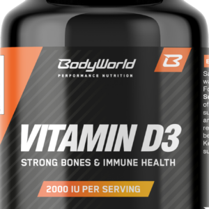 BodyWorld Vitamin D3 2000 IU 60 kapslí