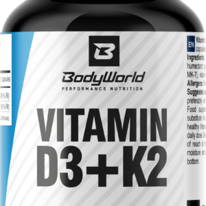 BodyWorld Vitamin D3+K2 90 kapslí