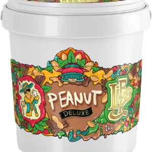 LifeLike Arašidové maslo DeLuxe 1000 g arašídy-čokoláda