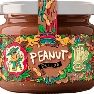 LifeLike Arašídové máslo DeLuxe 300 g arašídy-čokoláda