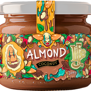 LifeLike Mandle Kokos Čoko 300 g mandle-kokos-čokoláda