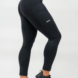 Nebbia Legíny s vysokým pasem LEG DAY GOALS 248 černé XS