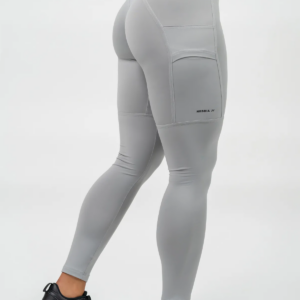 Nebbia Legíny s vysokým pasem LEG DAY GOALS 248 šedá XS