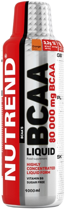 Nutrend BCAA Liquid 80.000 mg 1000 ml pomeranč