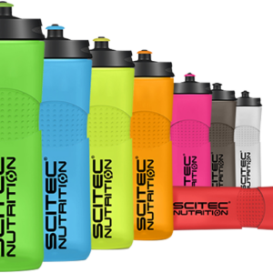 Scitec Nutrition Láhev na kolo Bidon 650 ml neonová modrá