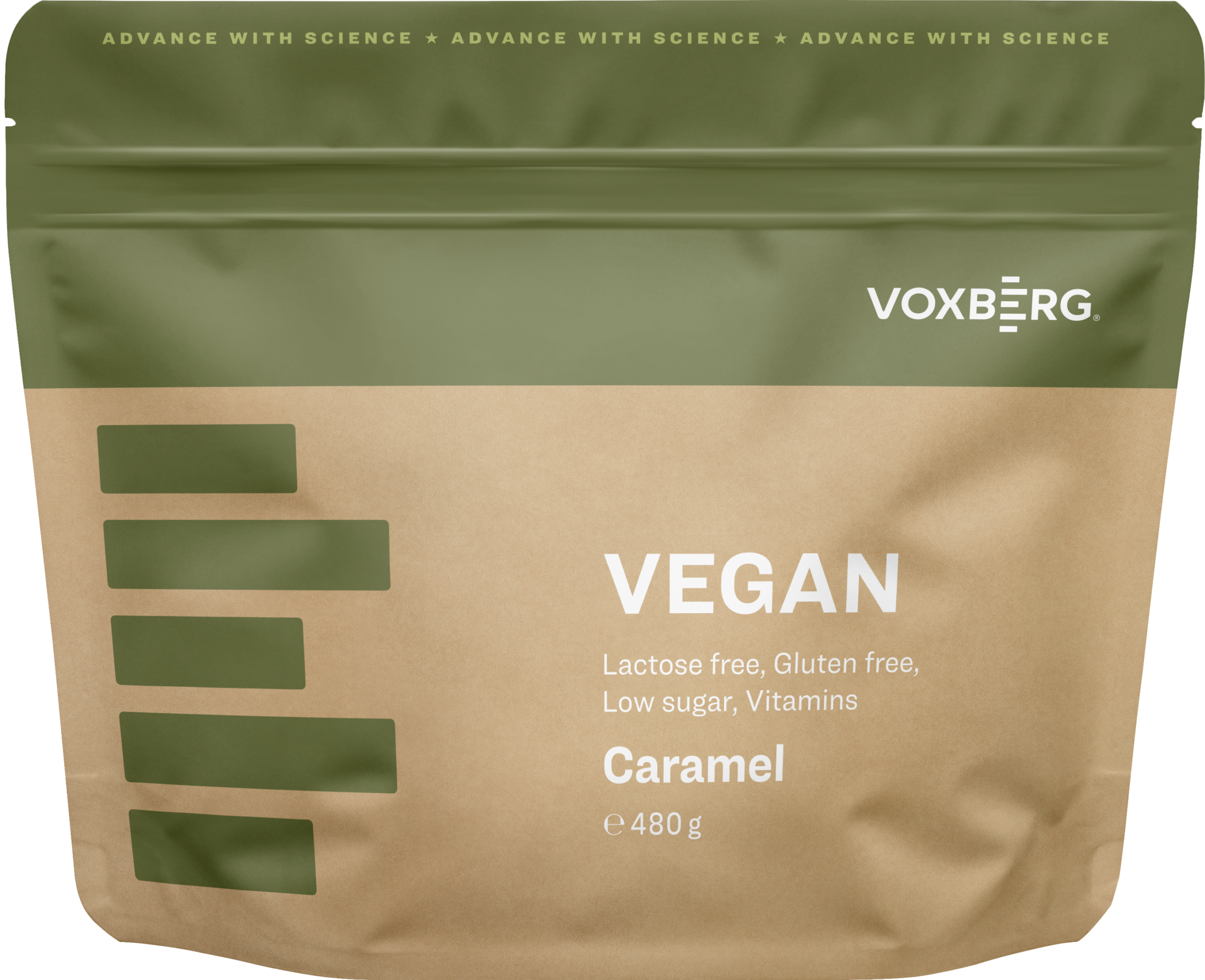 Voxberg Vegan Protein 480 g karamel