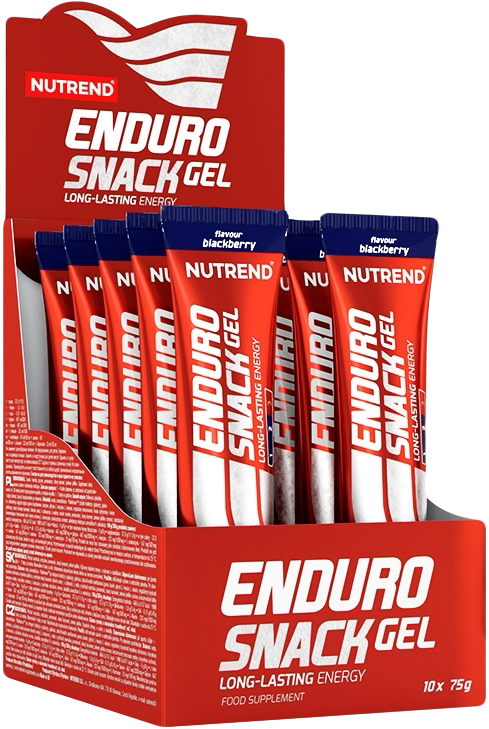 10x Nutrend Endurosnack 75 g (tuba) zelené jablko