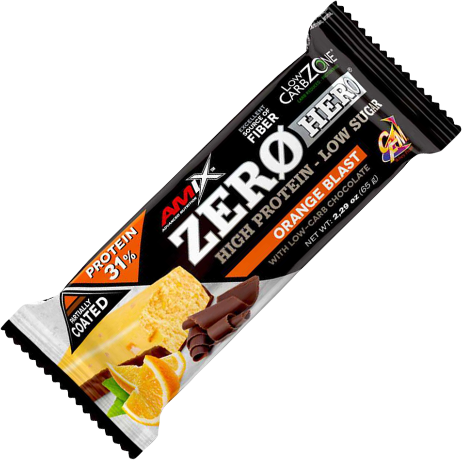 Amix Zero Hero 31% Protein Bar 65 g vanilka-mandle