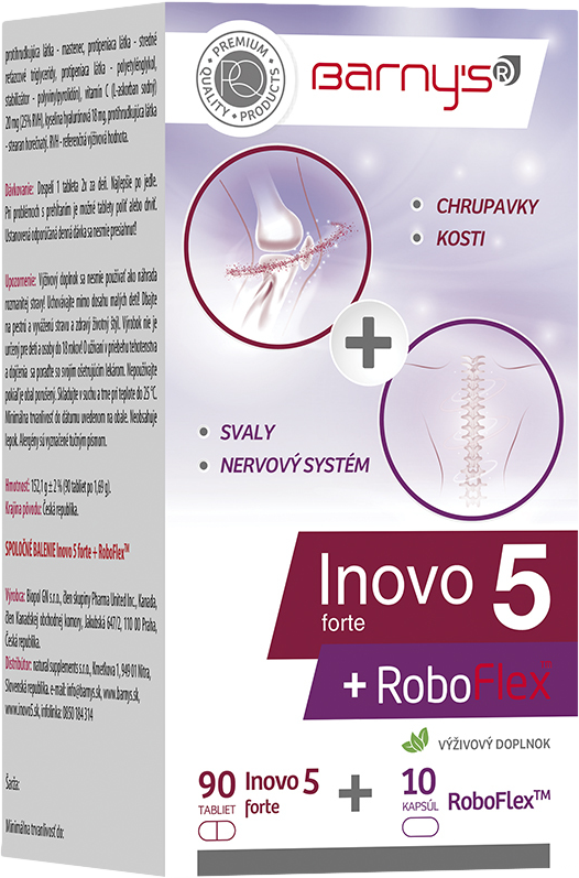 Barny´s Barny´s Inovo 5 forte 90 tablet + RoboFlex 10 kapslí