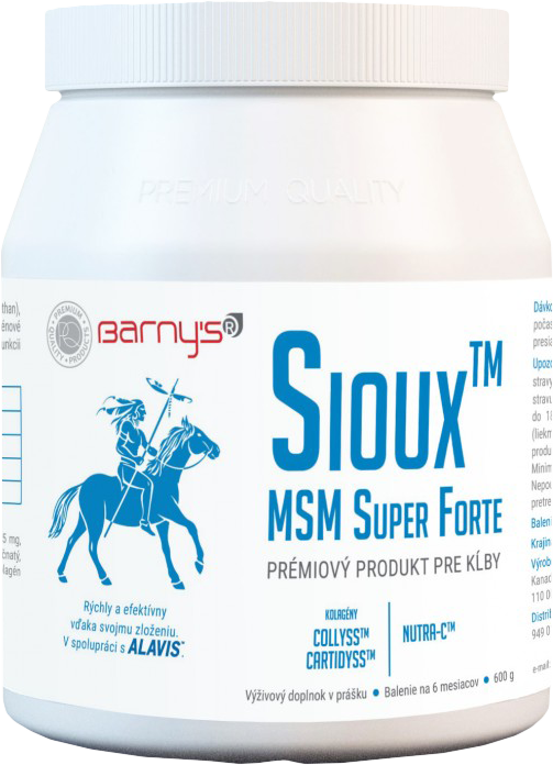 Barny´s Barny´s Sioux MSM Super Forte 600 g