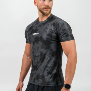 Nebbia Kompresní Camouflage Tričko MAXIMUM 338 černé XL