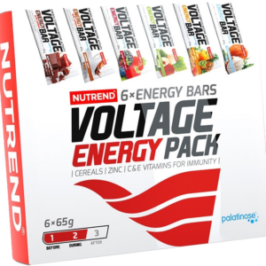 Nutrend Voltage Energy Bar Pack 6 x 65 g mix příchutí
