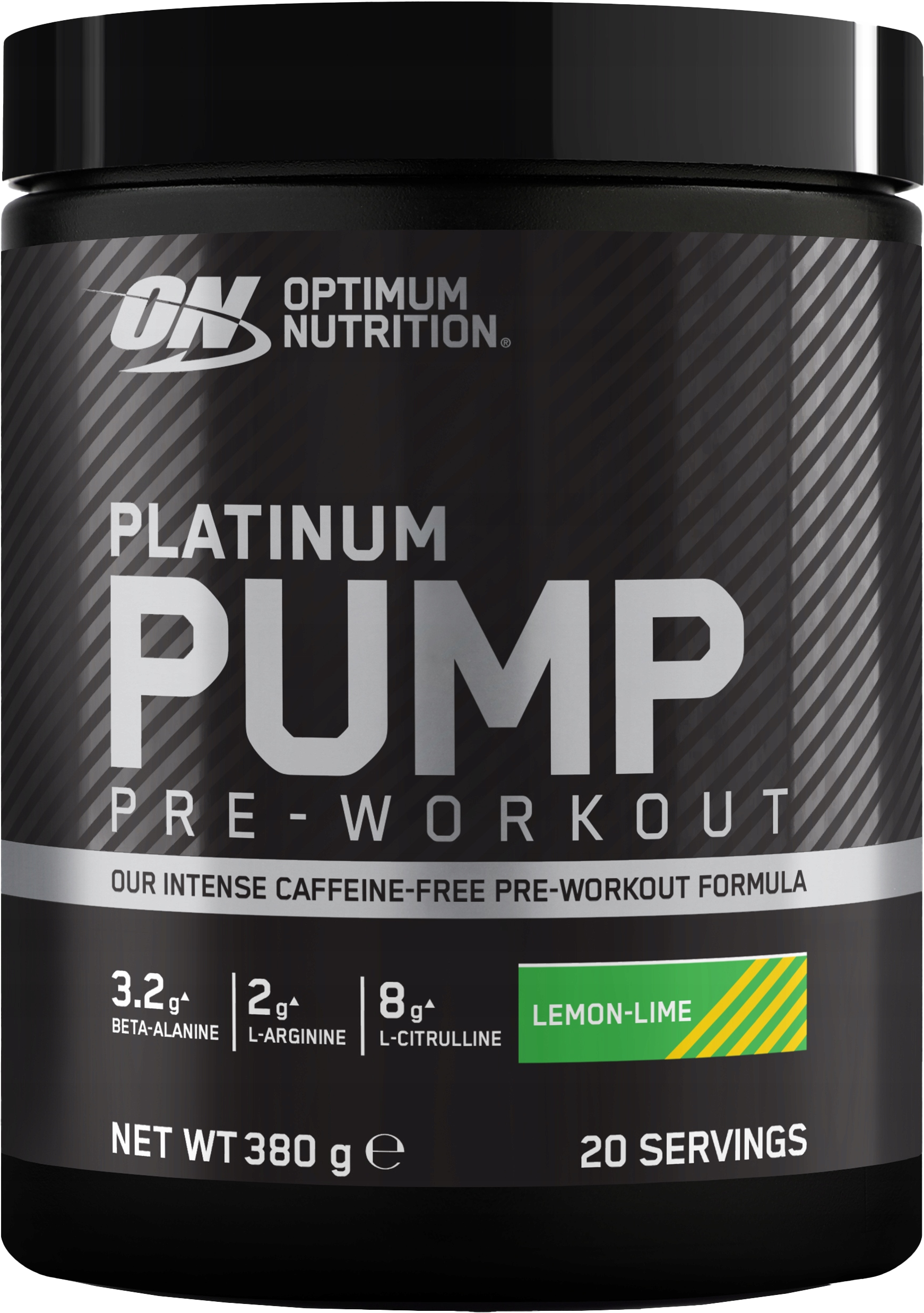 Optimum Nutrition Platinum Pump Pre-workout 380 g modrá malina