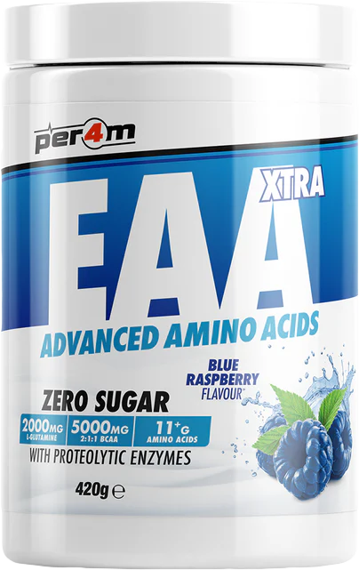 Per4m Nutrition EAA Xtra 420 g modrá malina
