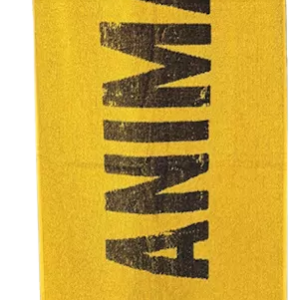 Universal Animal Gym Towel 100 x 50 cm žlutá