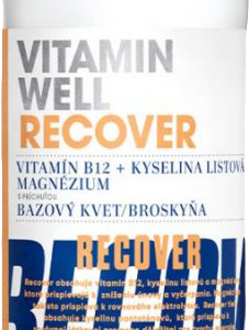 Vitamin Well Recover 500 ml bezový květ-broskev