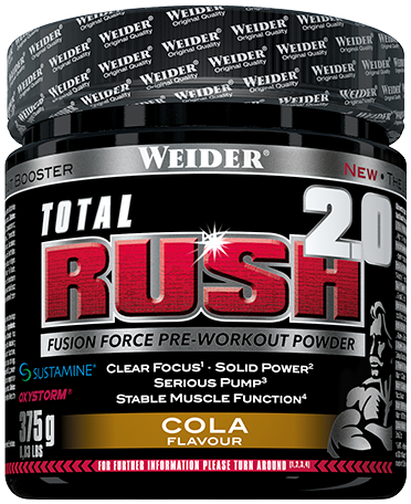 Weider Total Rush 2.0 375 g pomeranč