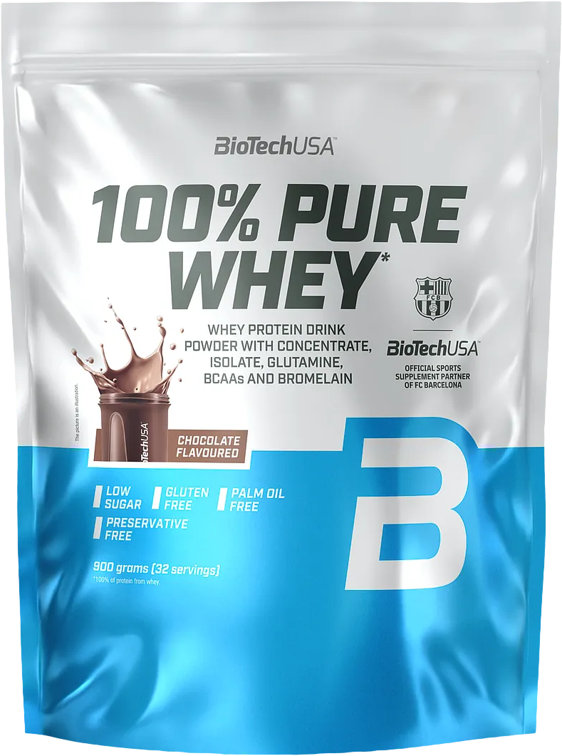 BioTech USA 100% Pure Whey 900 g mléčná rýže