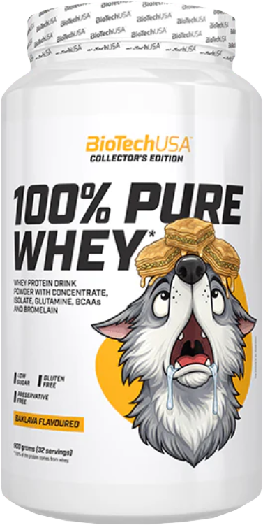 BioTech USA 100% Pure Whey 900 g - limitovaná edice baklava