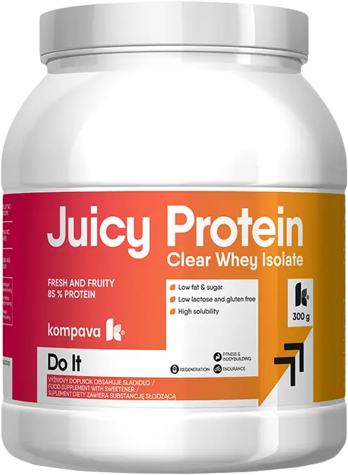 Kompava Juicy Protein 300 g mango-broskev
