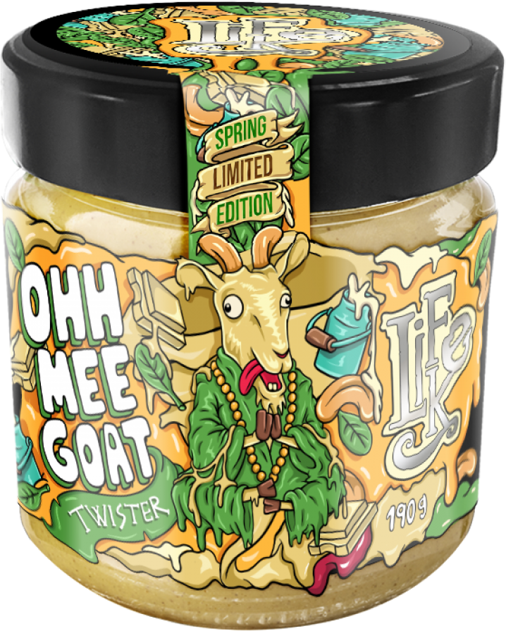 LifeLike Ohh Mee Goat Twister 190 g ohh mee goat (kešu-kozí mléko-špenát)