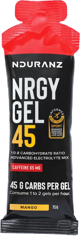 Nduranz Nrgy Gel 45 with Caffeine 75 g mango