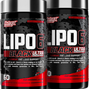 2x Nutrex Lipo 6 Black Ultra Concentrate 60 kapslí