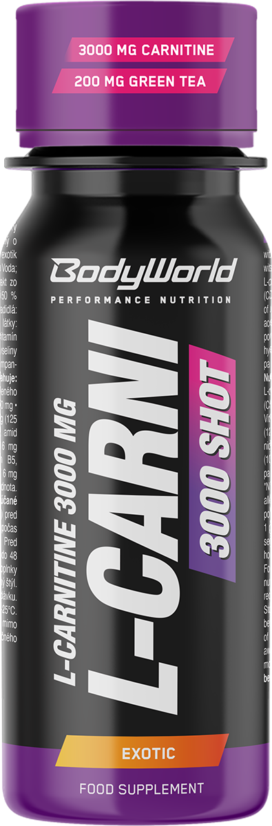 BodyWorld L-Carnitine 3000 Shot 80 ml exotik